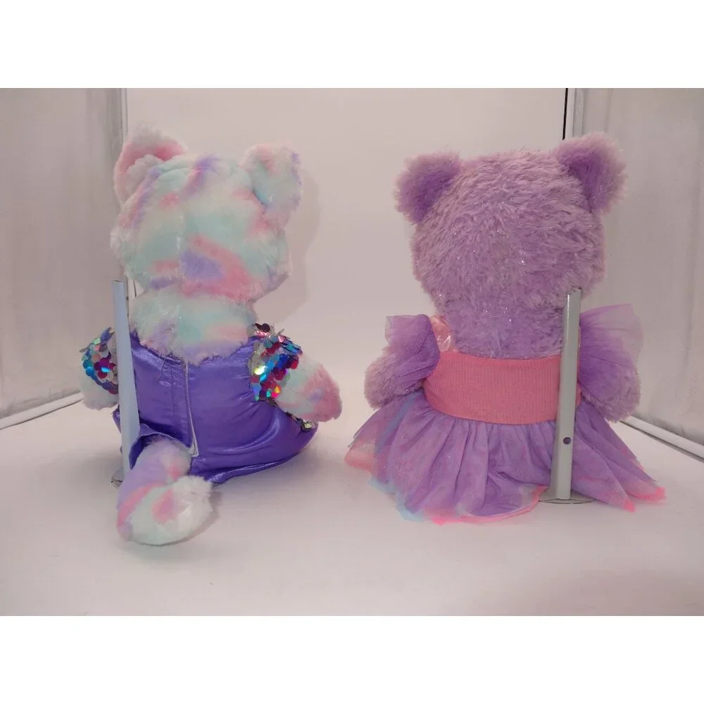 Build A Bear Disney Frozen Anna Stuffed Teddy Bear Lavender 17